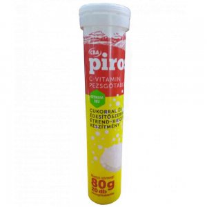 Tablete Efervescente Cba Piros, Vitamina C, 80 g