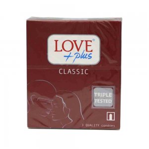 Prezervative Love Plus Classic, 3 Buc Prezervative Love Plus Classic, 3 Buc