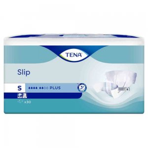 Scutece pentru Adulti Tena Slip Plus, S, 30 Buc Scutece pentru Adulti Tena Slip Plus, S, 30 Buc