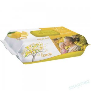 Servetele Umede cu Capac Sleepy Lemon, 120 Buc/Pachet