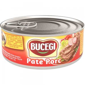 Pate Bucegi de Porc 45 % Ficat, 120 g