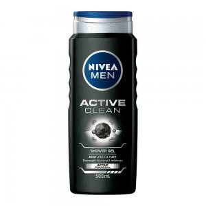 Gel de Dus Nivea Man Active Clean, 500 ml Gel de Dus Nivea Man Active Clean, 500 ml