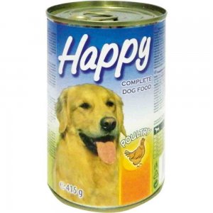 Conserva pentru Caini Happy, Carne de Pasare, 415 g Conserva pentru Caini Happy, Carne de Pasare, 415 g