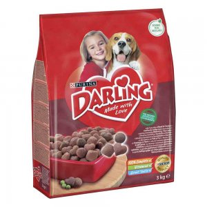 Hrana Uscata pentru Caini Darling, Vita & Legume, 3 Kg