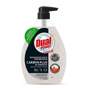 Detergent pentru Vase Dual Power Professional Carbon Plus Bicarbonato, 600 ml