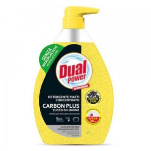 Detergent pentru Vase Dual Power Professional Carbon Plus Succo di Limone, 600 ml Detergent pentru Vase Dual Power Professional Carbon Plus Succo di Limone, 600 ml