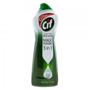 Crema Abraziva pentru Suprafete Cif Max Power 3 in 1 Spring Fresh, 750 ml