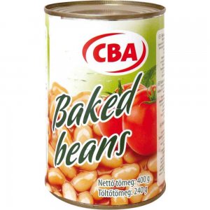 Fasole Boabe Cba Alba in Sos de Tomate, 400 g