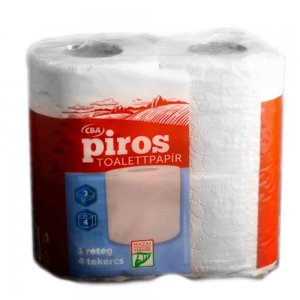 Hartie Igienica Cba Piros Musetel, 3 Straturi, 4 Role/Bax Hartie Igienica Cba Piros Musetel, 3 Straturi, 4 Role/Bax
