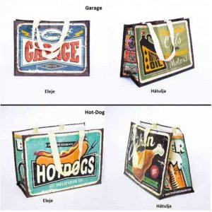 Sacose Ecobag 8-10 Kg, Model Garage Retro