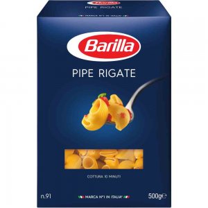 Paste Fainoase Barilla Pipe Rigate, 500 g