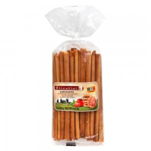 Grisine Stiratini cu Aroma de Pizza, 250 g Grisine Stiratini cu Aroma de Pizza, 250 g