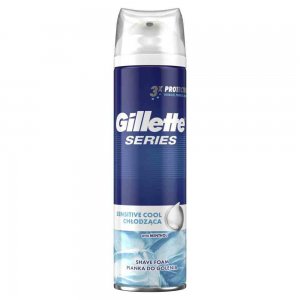 Spuma de Ras Gillette Series Cool Sensitive, 250 ml Spuma de Ras Gillette Series Cool Sensitive, 250 ml