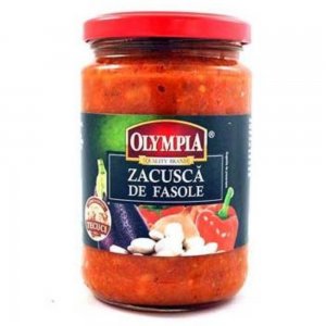 Zacusca Olympia cu Fasole, 300 g Zacusca Olympia cu Fasole, 300 g