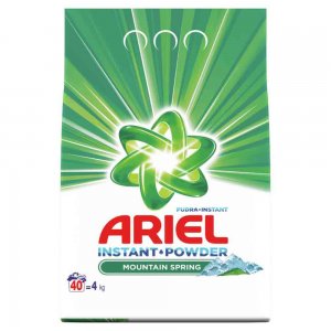 Detergent de Rufe Pudra Ariel Mountain Spring, 40 Spalari, 4 Kg Detergent de Rufe Pudra Ariel Mountain Spring, 40 Spalari, 4 Kg
