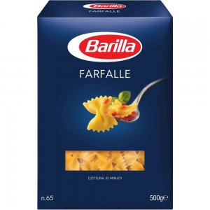 Paste Scurte Farfalle n65 Barilla, 500 g