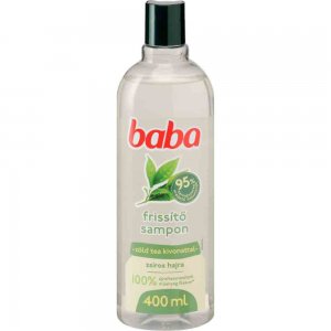Sampon Baba cu Ceai Verde pentru Par Gras, 400 ml