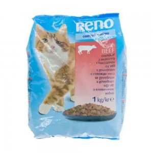 Hrana Uscata Complet pentru Pisici Reno, Vita, 1 Kg Hrana Uscata Complet pentru Pisici Reno, Vita, 1 Kg