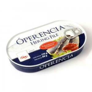Conserva de Peste Hering File Operencia in Sos de Tomate, 175 g