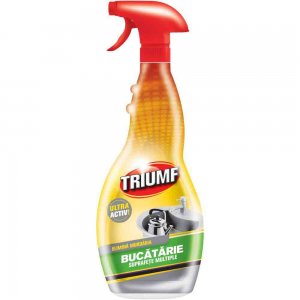 Solutie Curatare Suprafete Bucatarie Triumf, 500 ml Solutie Curatare Suprafete Bucatarie Triumf, 500 ml