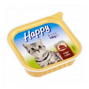 Hrana pentru Pisici Happy, Ficat, 100 g Hrana pentru Pisici Happy, Ficat, 100 g