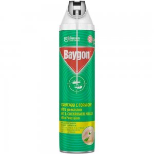 Spray Insecticid Baygon Extra Precision, Gandaci si Furnici, 400 ml Spray Insecticid Baygon Extra Precision, Gandaci si Furnici, 400 ml