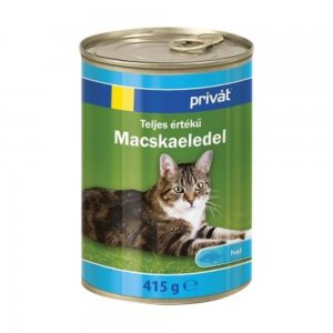 Conserva pentru Pisici Privat, Carne de Peste, 415 g Conserva pentru Pisici Privat, Carne de Peste, 415 g