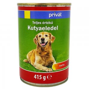 Conserva pentru Caini Privat, Carne de Vita, 415 g Conserva pentru Caini Privat, Carne de Vita, 415 g
