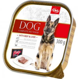 Hrana Completa pentru Caini Adulti Cba, Vita si Ficat, 300 g Hrana Completa pentru Caini Adulti Cba, Vita si Ficat, 300 g