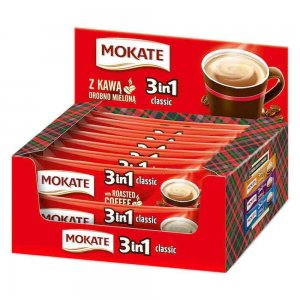 Cafea Instant 3 in 1 Mokate Clasic Cutie XXL, 24 Buc x 17 g Cafea Instant 3 in 1 Mokate Clasic Cutie XXL, 24 Buc x 17 g