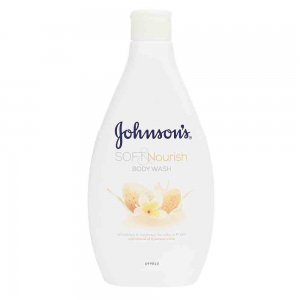 Gel de Dus Johnson's Soft & Nourish cu Ulei de Migdale si Iasomie, 400 ml