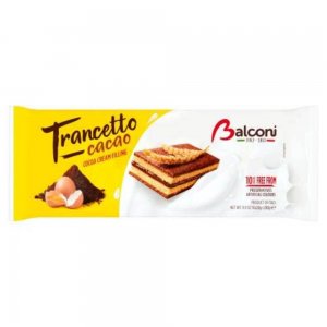 Prajitura Trancetto Balconi cu Crema de Ciocolata, 10 Buc/Pachet Prajitura Trancetto Balconi cu Crema de Ciocolata, 10 Buc/Pachet