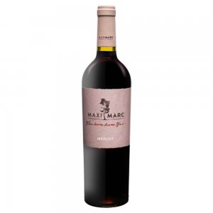 Vin Rosu Sec MaxiMarc Merlot, 14% Alcool, 750 ml Vin Rosu Sec MaxiMarc Merlot, 14% Alcool, 750 ml