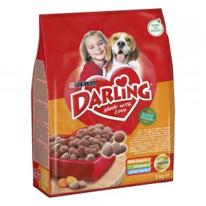 Hrana Uscata pentru Caini Darling, Pasare & Legume, 3 Kg