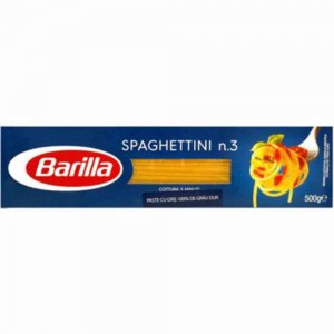 Paste Lungi Spaghettini n3 Barilla, 500 g