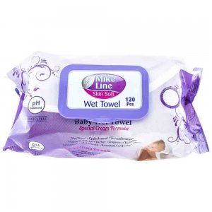 Servetele Umede cu Capac Mike Line Purple, 120 Buc/Pachet