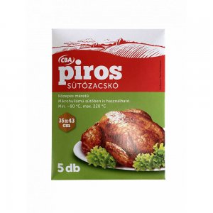 Pungi pentru Copt Piros, Dimensiune 35x43cm, 5 Buc/Set Pungi pentru Copt Piros, Dimensiune 35x43cm, 5 Buc/Set