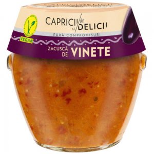Zacusca de Vinete Capricii si Delicii, 550 g Zacusca de Vinete Capricii si Delicii, 550 g