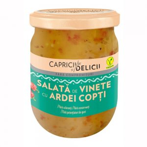 Salata de Vinete cu Ardei Copt Capricii si Delicii, 525 g Salata de Vinete cu Ardei Copt Capricii si Delicii, 525 g