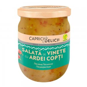 Salata de Vinete Capricii si Delicii si Ardei Copti, 240 g Salata de Vinete Capricii si Delicii si Ardei Copti, 240 g