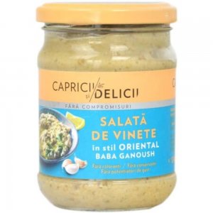 Salata de Vinete Capricii si Delicii in Stil Oriental Baba Ganoush, 240 g Salata de Vinete Capricii si Delicii in Stil Oriental Baba Ganoush, 240 g
