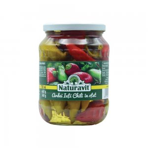 Ardei Iuti Chili in Otet Naturavit, 720 ml Ardei Iuti Chili in Otet Naturavit, 720 ml
