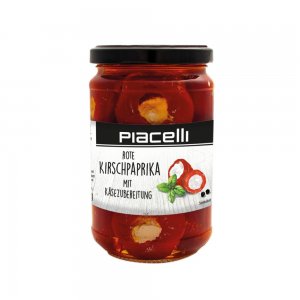 Ardei Rosu Piacelli Umplut cu Branza, 280 g