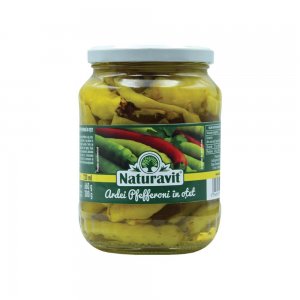 Ardei Pfefferoni in Otet Naturavit, 720 ml Ardei Pfefferoni in Otet Naturavit, 720 ml