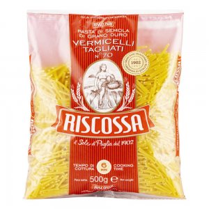 Paste Fainoase Riscossa Vermicelli Tagliati N 70, 500 g