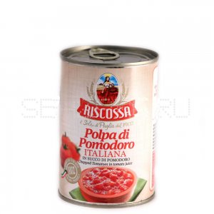 Rosii Pasate Riscossa in Suc Propriu, 400 g