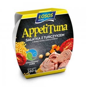 Salata cu Ton Losos Couscous si Legume, 160 g Salata cu Ton Losos Couscous si Legume, 160 g