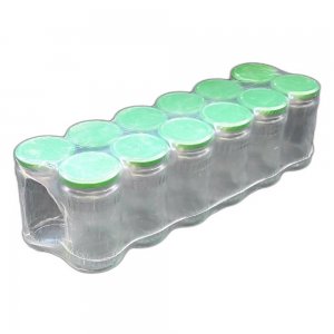 Borcan de Sticla 370 ML + Capac Color 12Buc/Bax