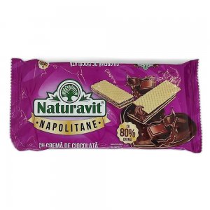 Napolitane cu Crema de Ciocolata Naturavit, 75 g Napolitane cu Crema de Ciocolata Naturavit, 75 g