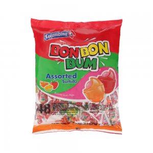 Acadele Colombina cu Diferite Arome, 48 Buc/Punga, 816 g Acadele Colombina cu Diferite Arome, 48 Buc/Punga, 816 g